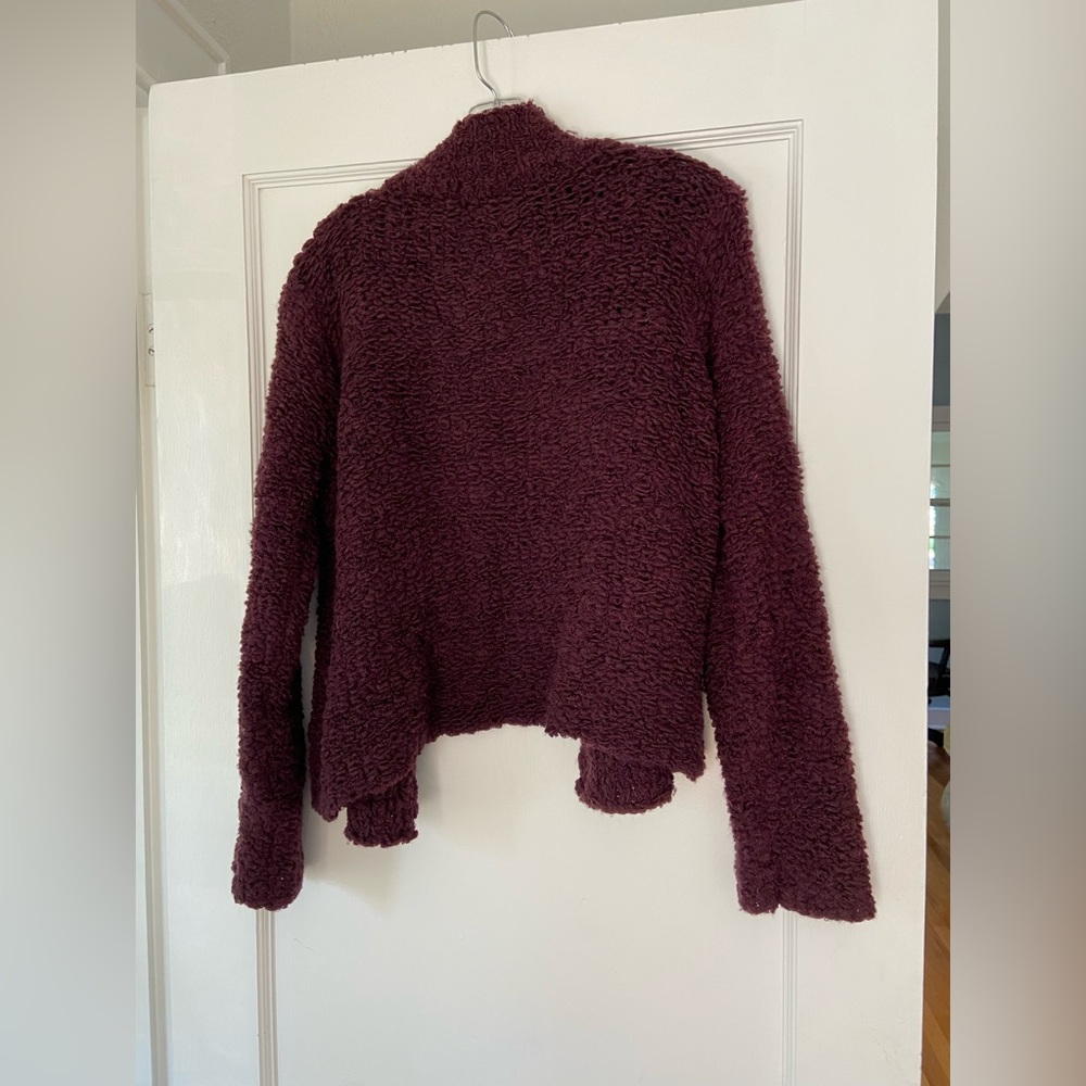 Plum Eileen Fisher sweater - Picture 2 of 3